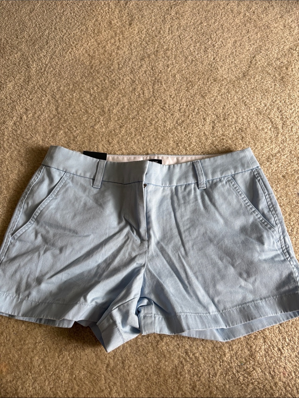 J. Crew Light Blue Women’s Chino Shorts nwt